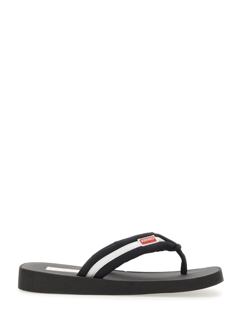 slide sandal with logo by Selfnex