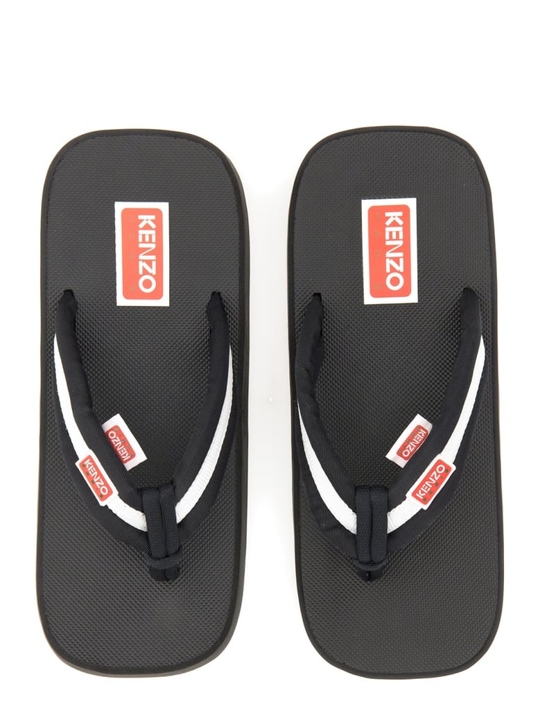 slide sandal with logo by Selfnex