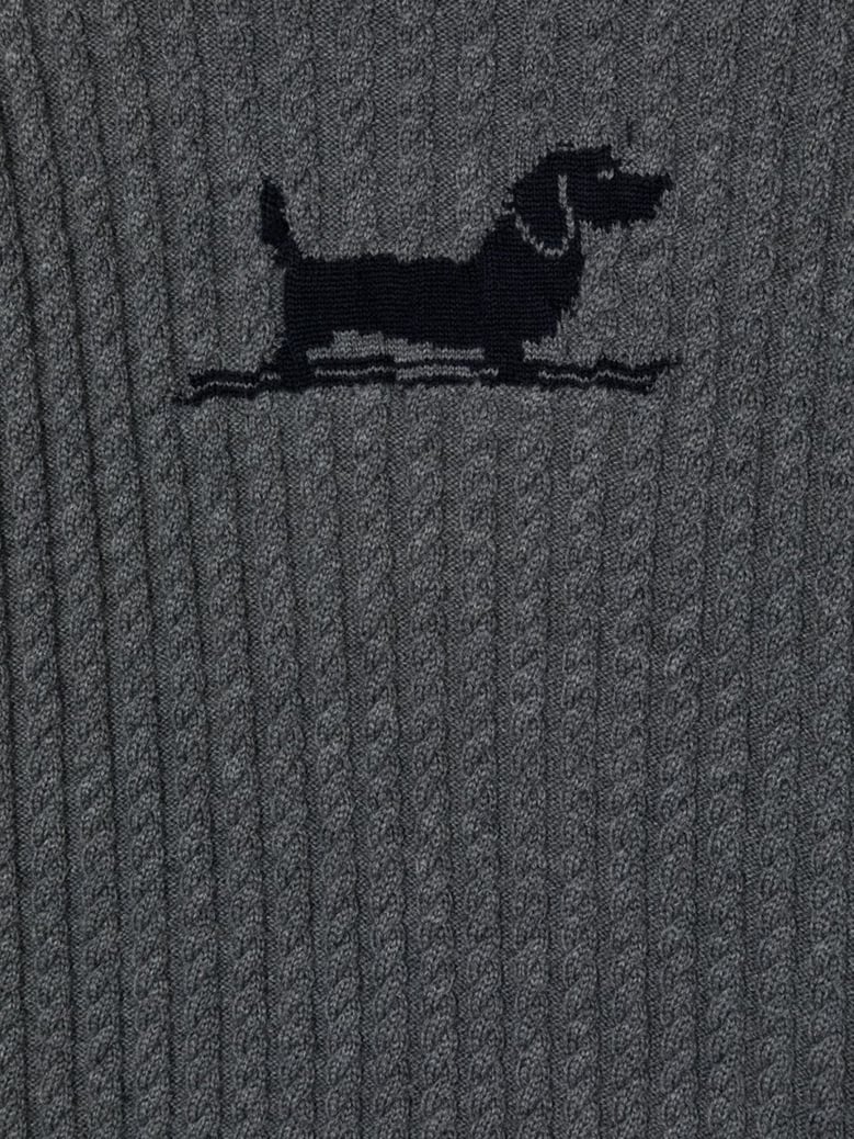 crewneck pullover baby cable grey by Selfnex
