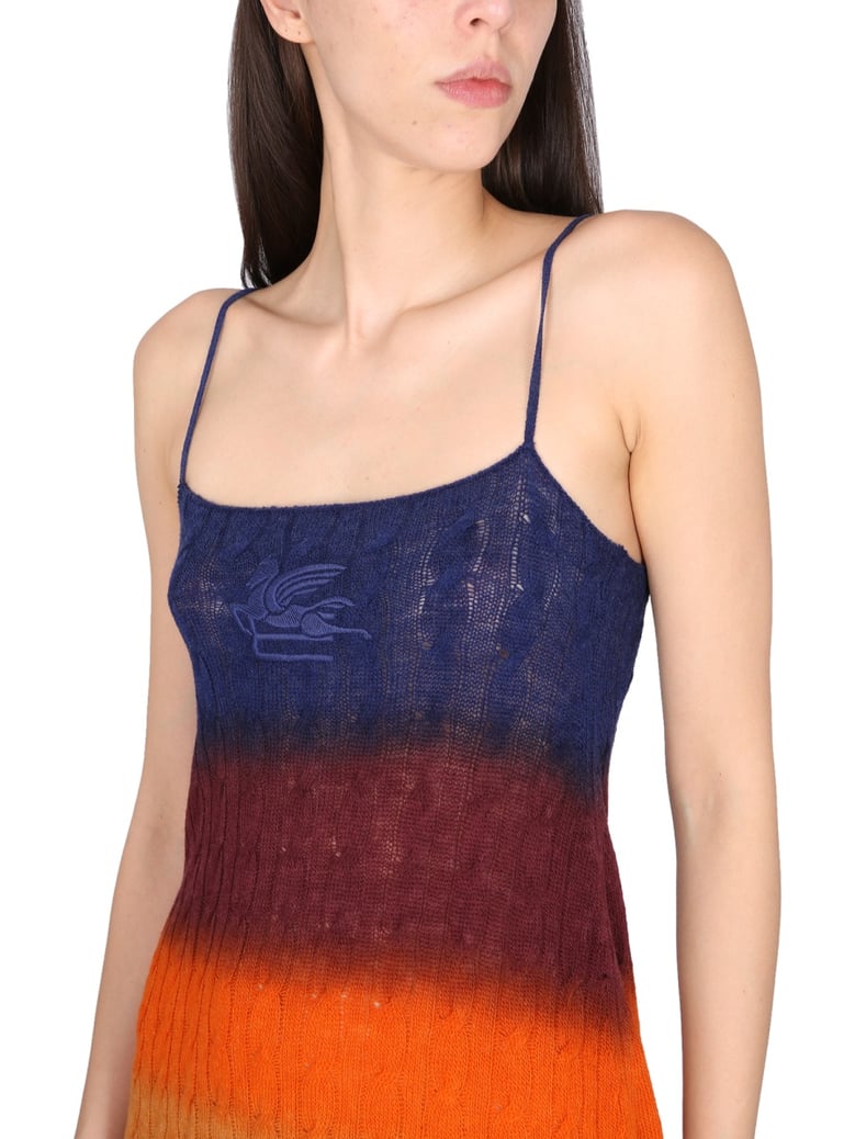 shaded wool mini dress by Selfnex