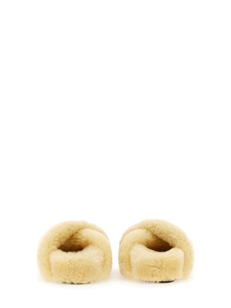 shearling sandal by Selfnex