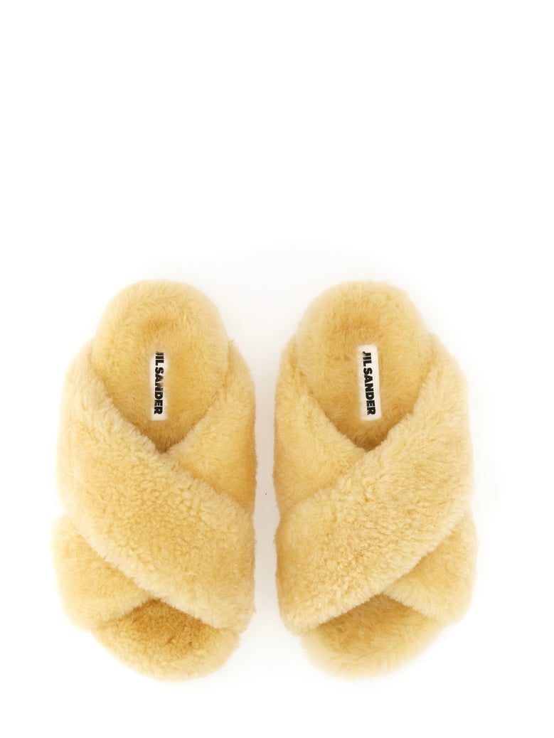 shearling sandal by Selfnex