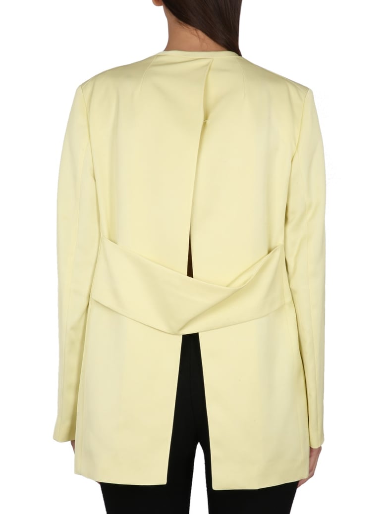 jacket with back slit by Selfnex