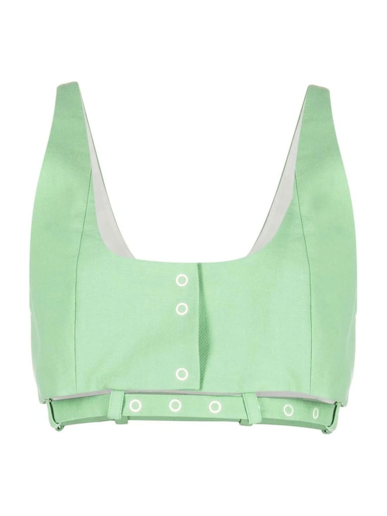 green crop top by Selfnex