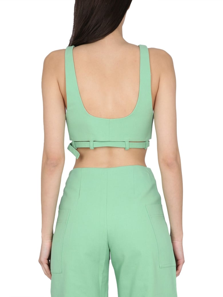 green crop top by Selfnex