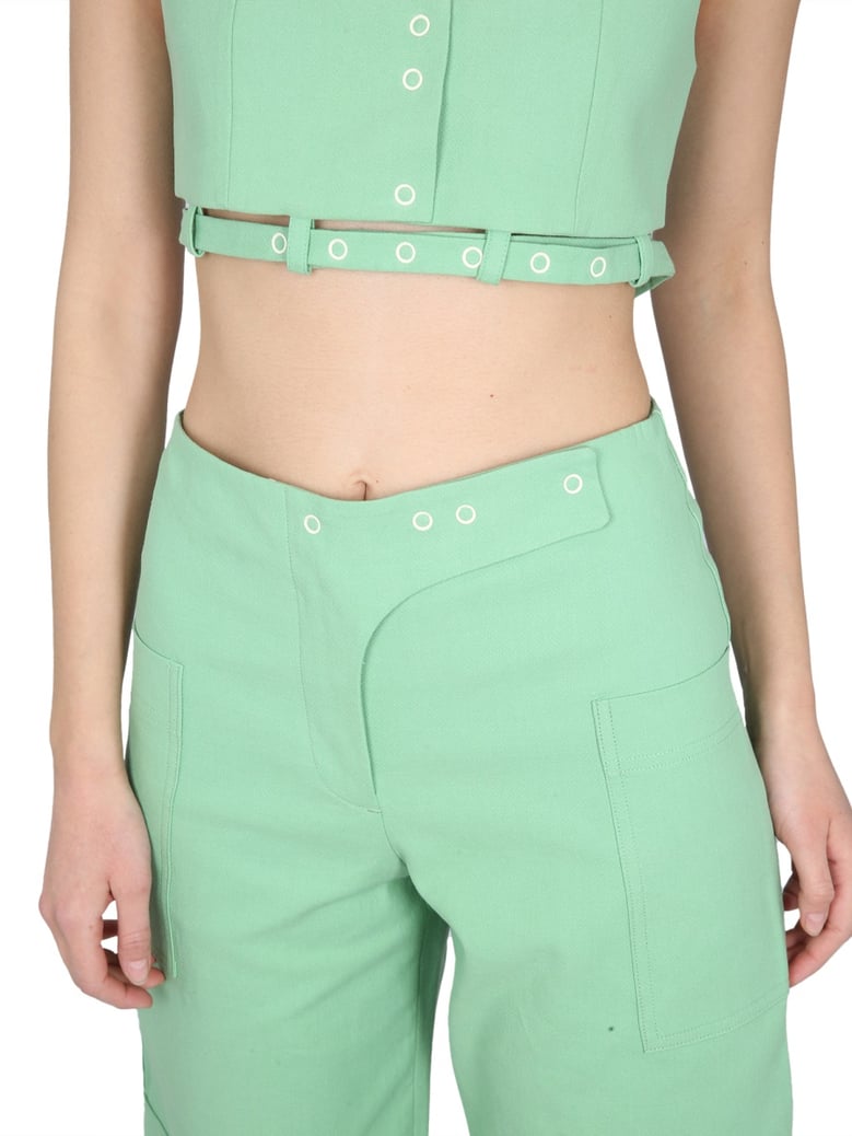 green crop top by Selfnex