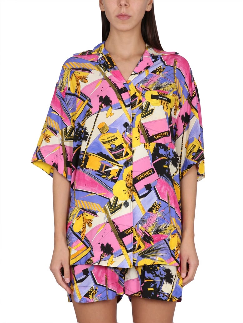 miami mix print shirt by Selfnex