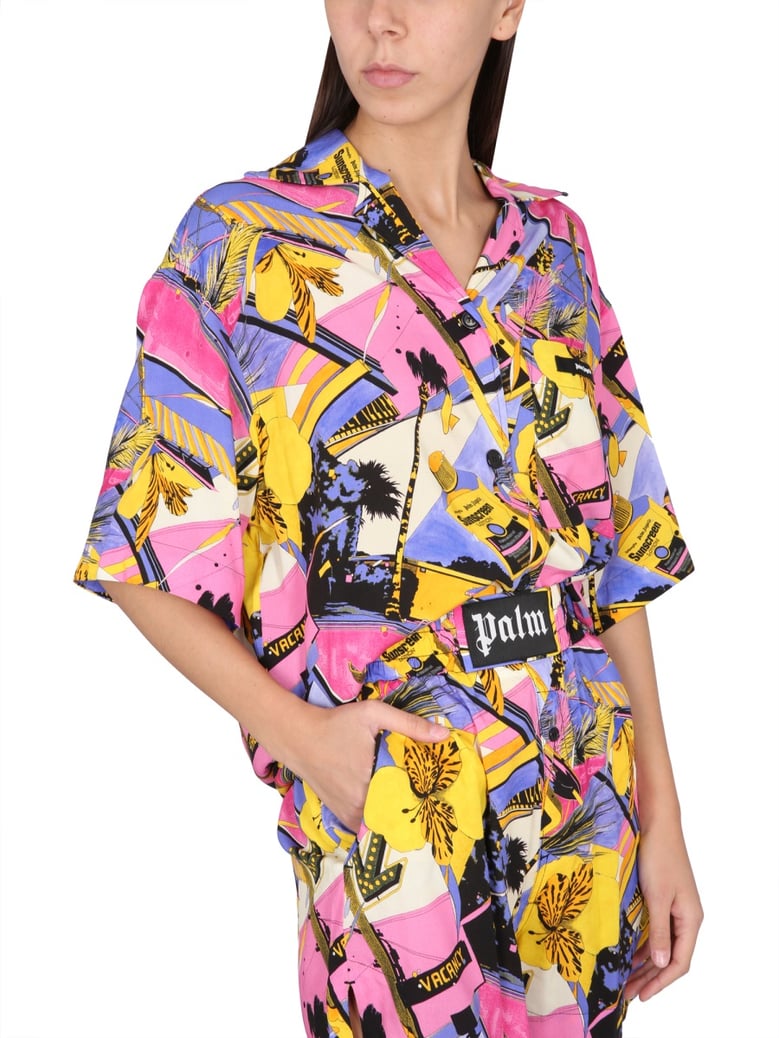 miami mix print shirt by Selfnex