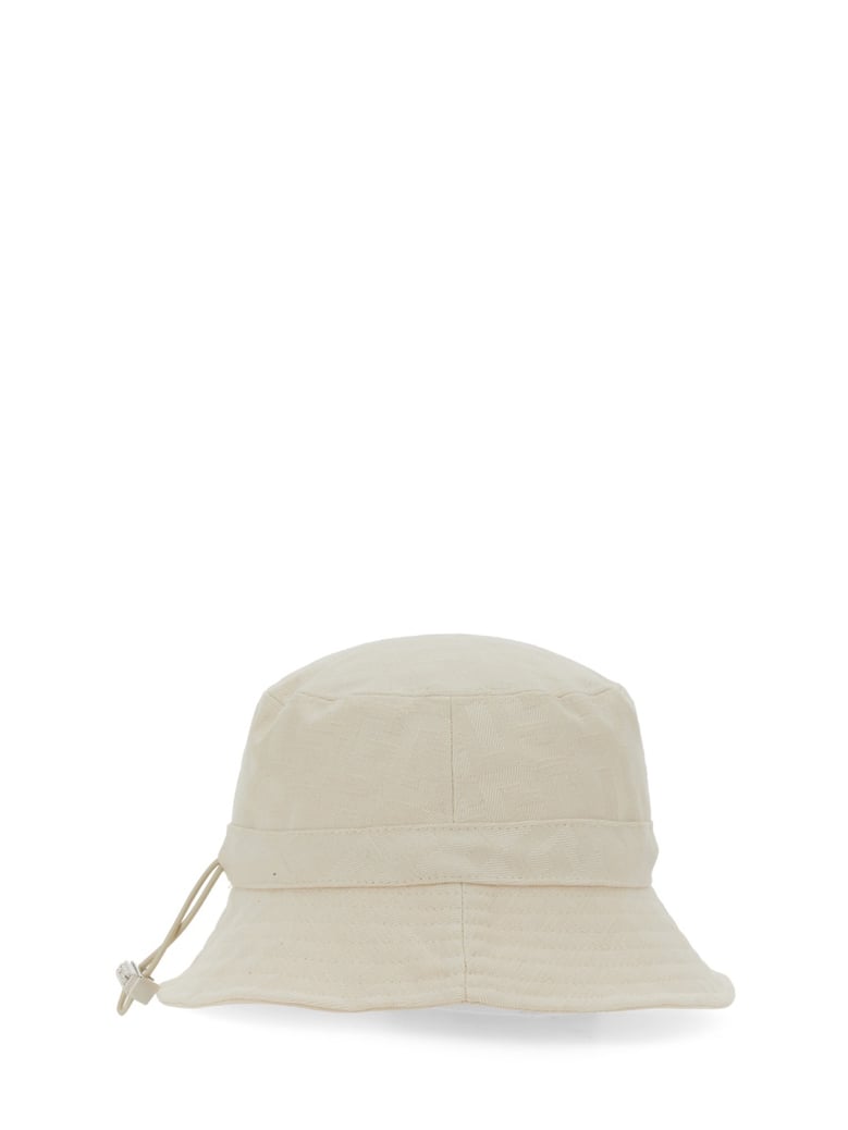 monogram bucket hat by Selfnex