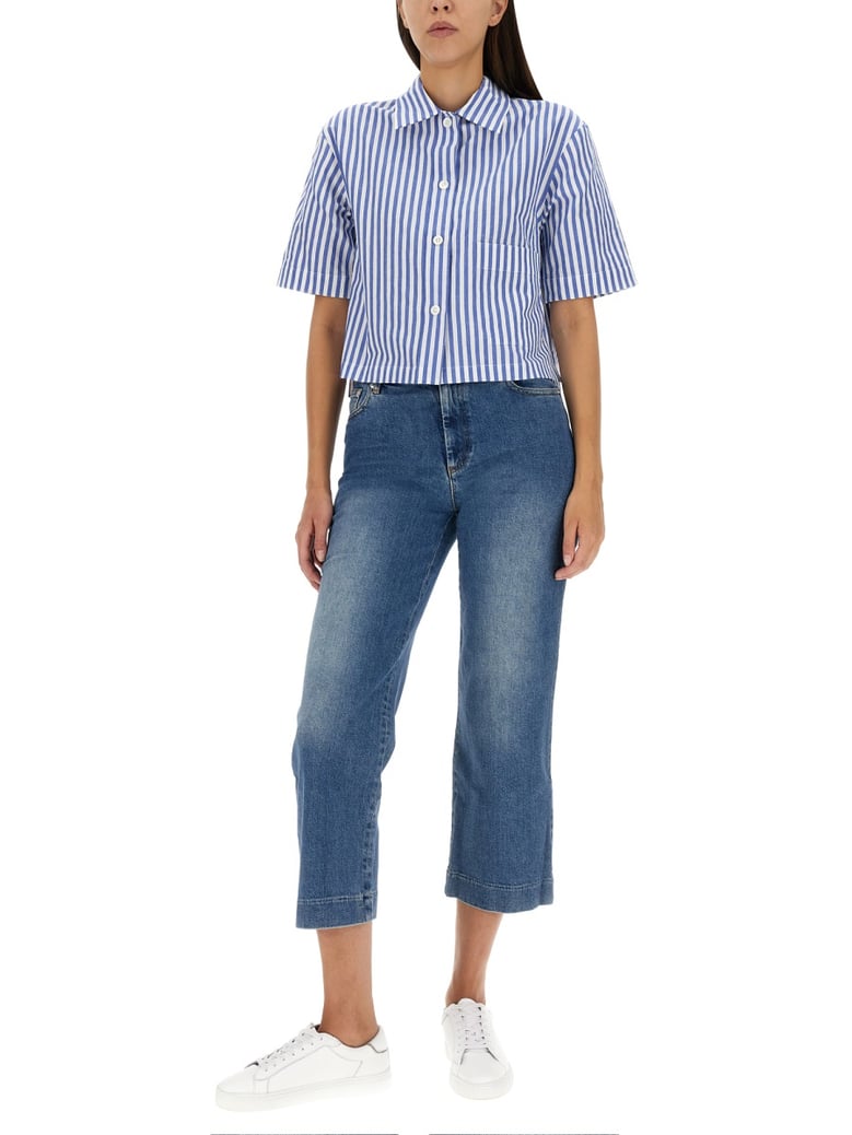 candy stripe shirt by Selfnex