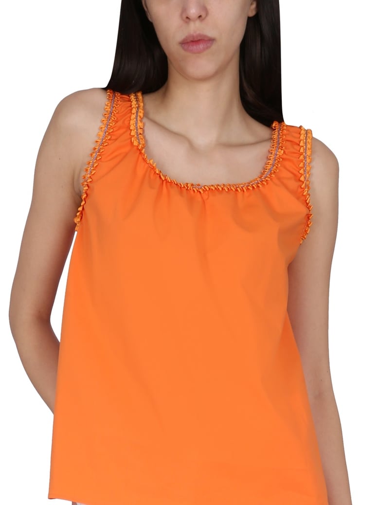 cotton slim fit top by Selfnex