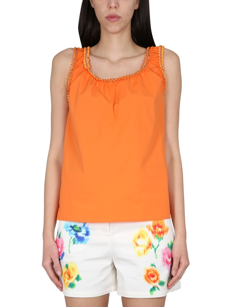 cotton slim fit top by Selfnex