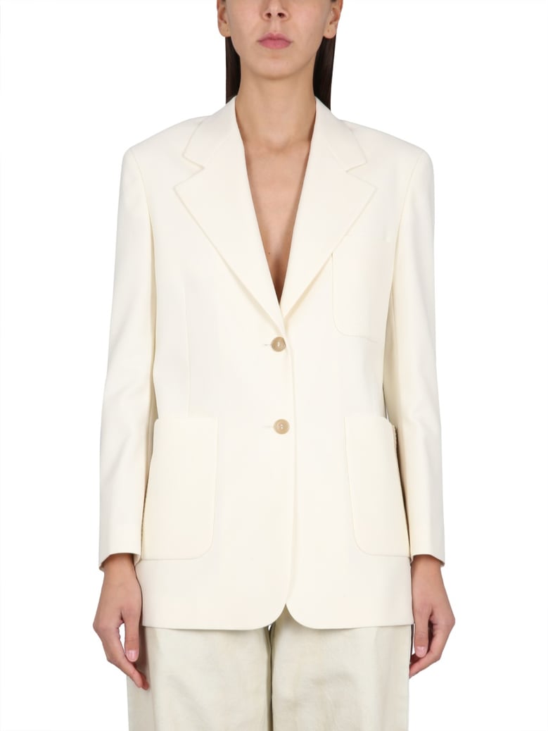 blazer with knit detail by Selfnex