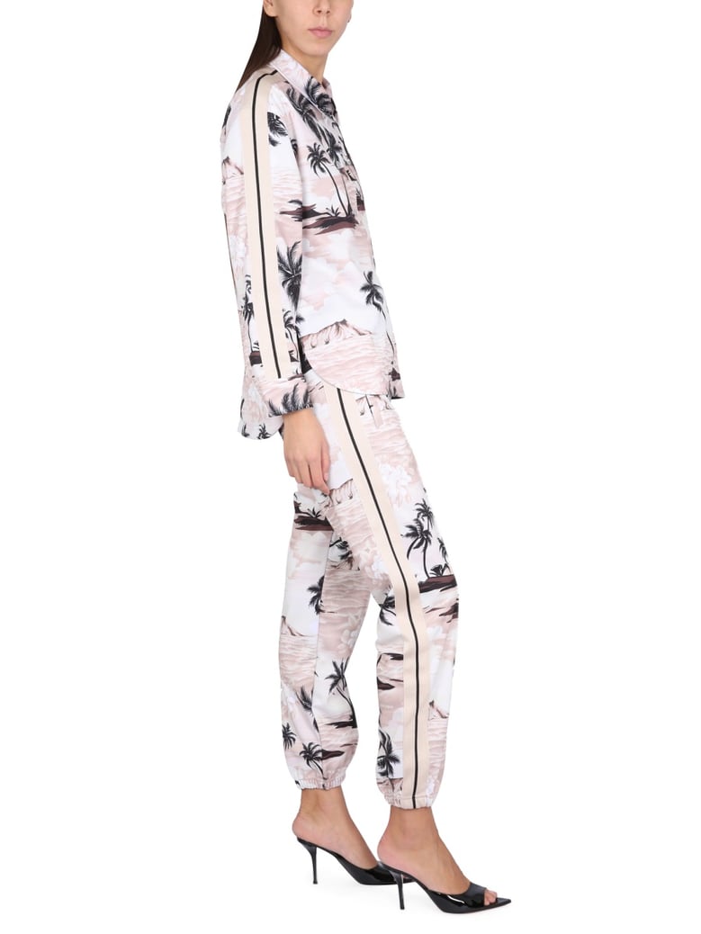 island print pants by Selfnex