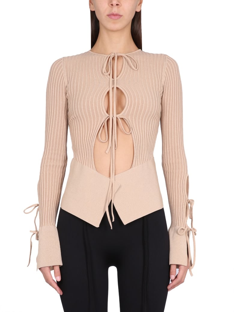 knitted cardigan by Selfnex