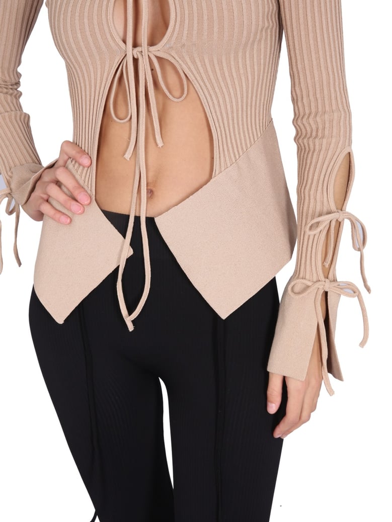 knitted cardigan by Selfnex