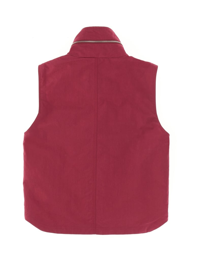 padded vest in fuchsia by Selfnex