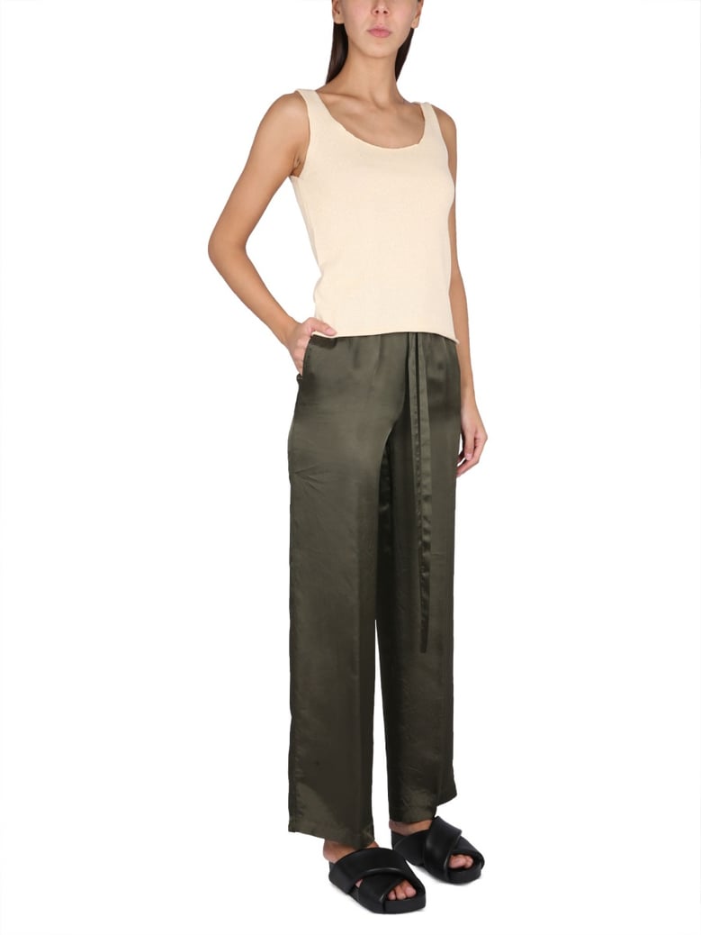 cotton round shoulder top by Selfnex