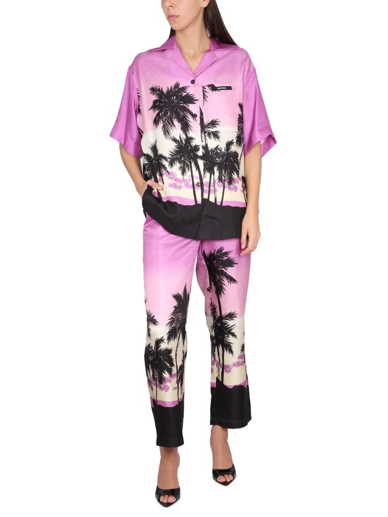 pants with sunset print by Selfnex
