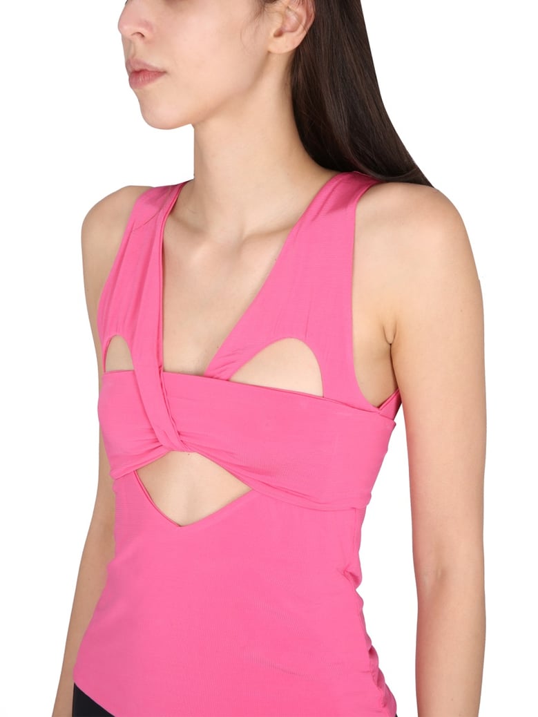top with cut out details by Selfnex
