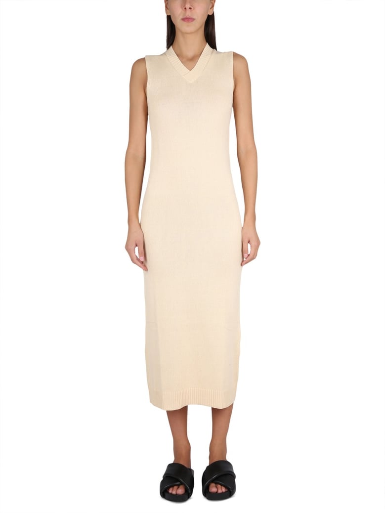 ivory long dress by Selfnex