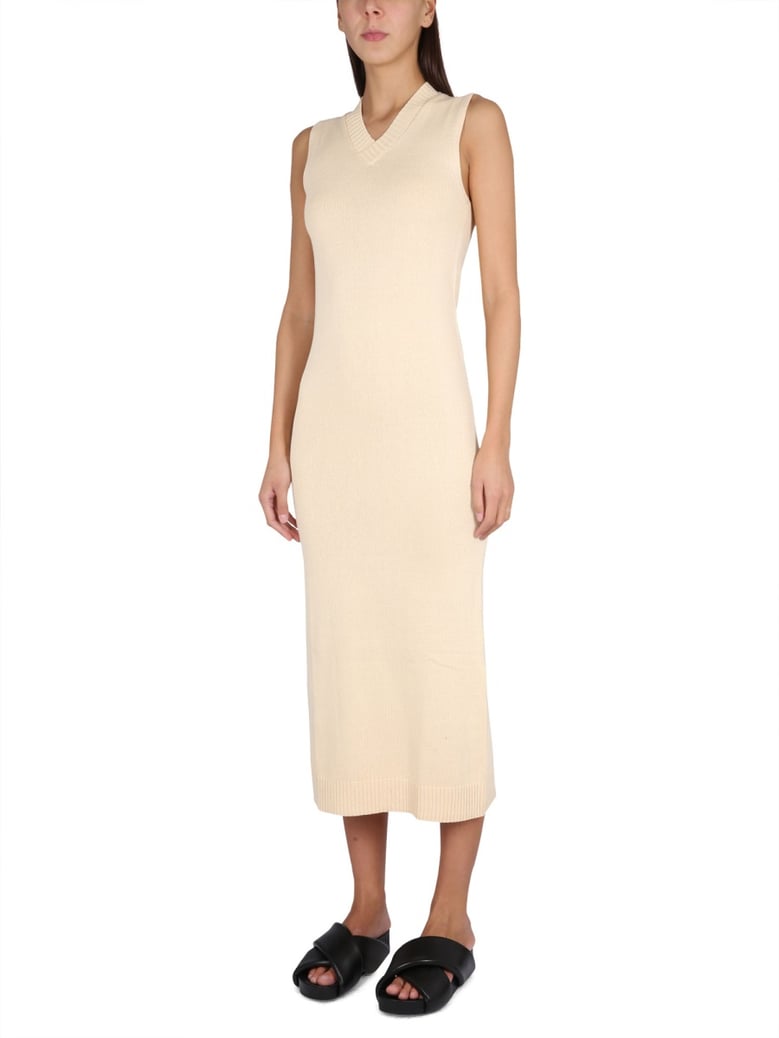 ivory long dress by Selfnex