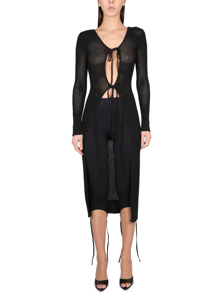 long perforated jersey by Selfnex