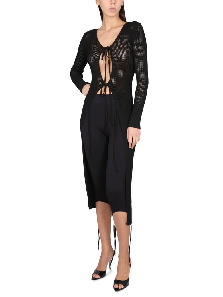 long perforated jersey by Selfnex