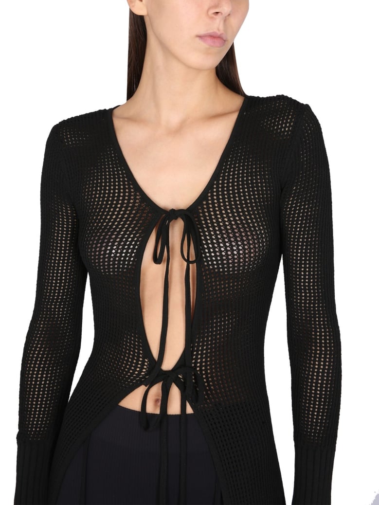 long perforated jersey by Selfnex