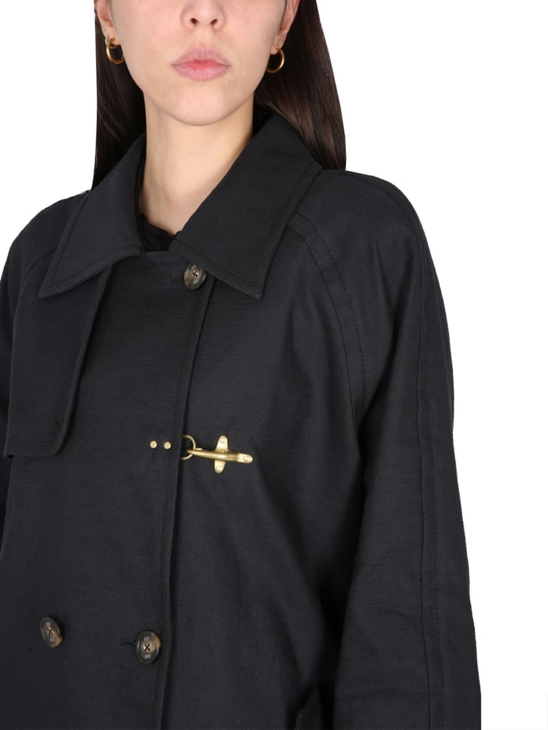 double-breasted trench coat by Selfnex