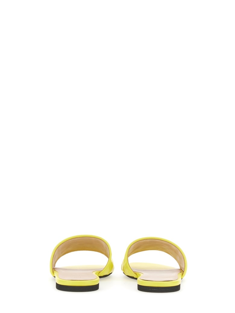 slide sandal with logo by Selfnex