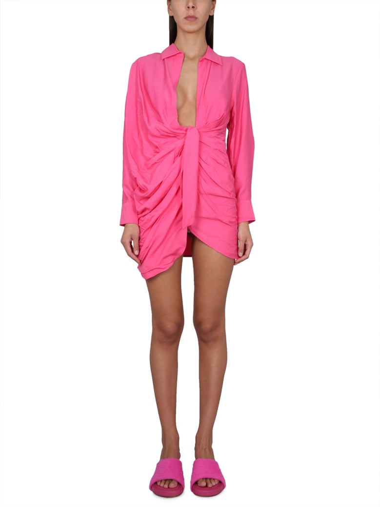 bahia dress with pointed collar by Selfnex