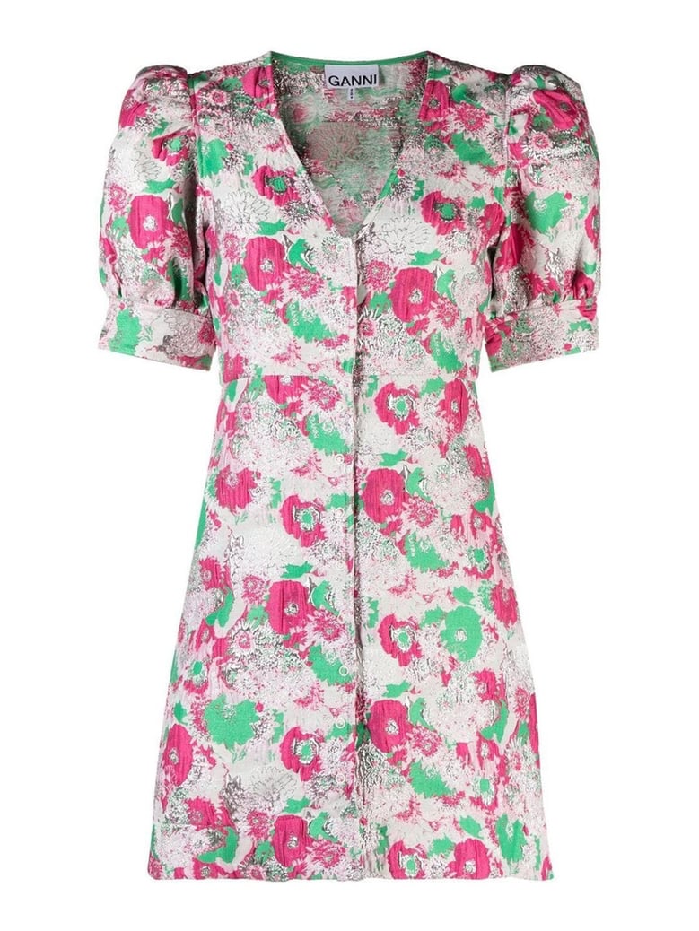 3d jacquard mini dress by Selfnex