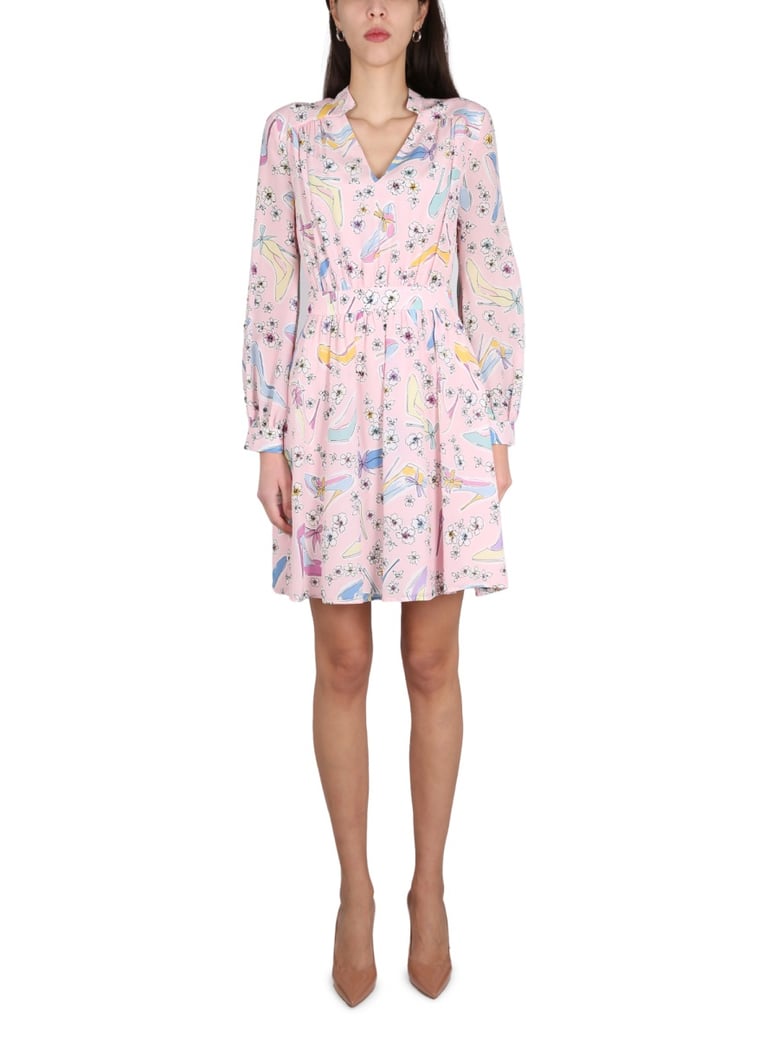 heels and flowers dress by Selfnex