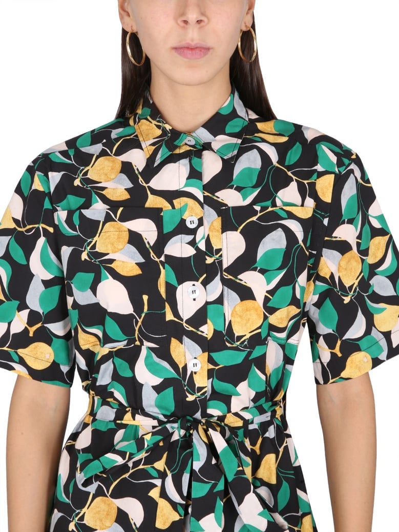 shirt dress with belt by Selfnex