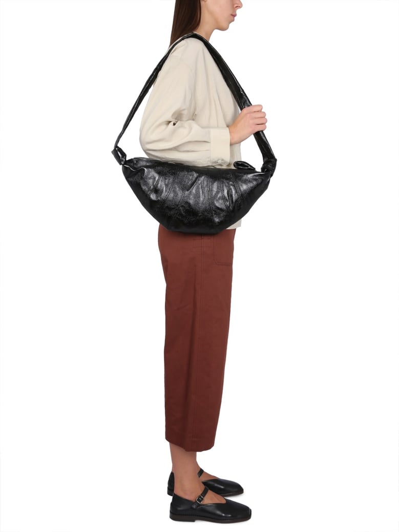 cropped pants with adjustable waist belt by Selfnex