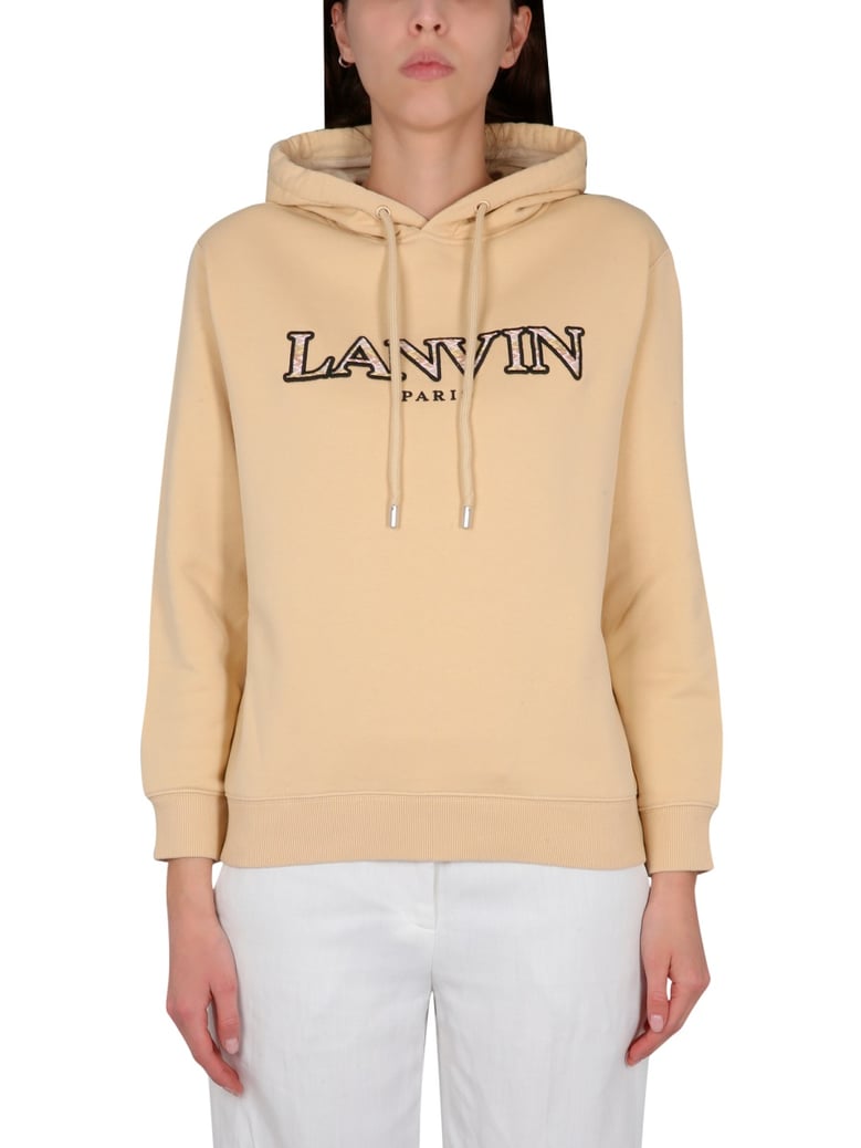 sweatshirt with logo embroidery by Selfnex