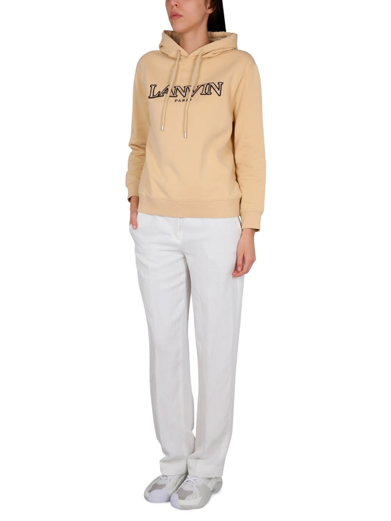 sweatshirt with logo embroidery by Selfnex