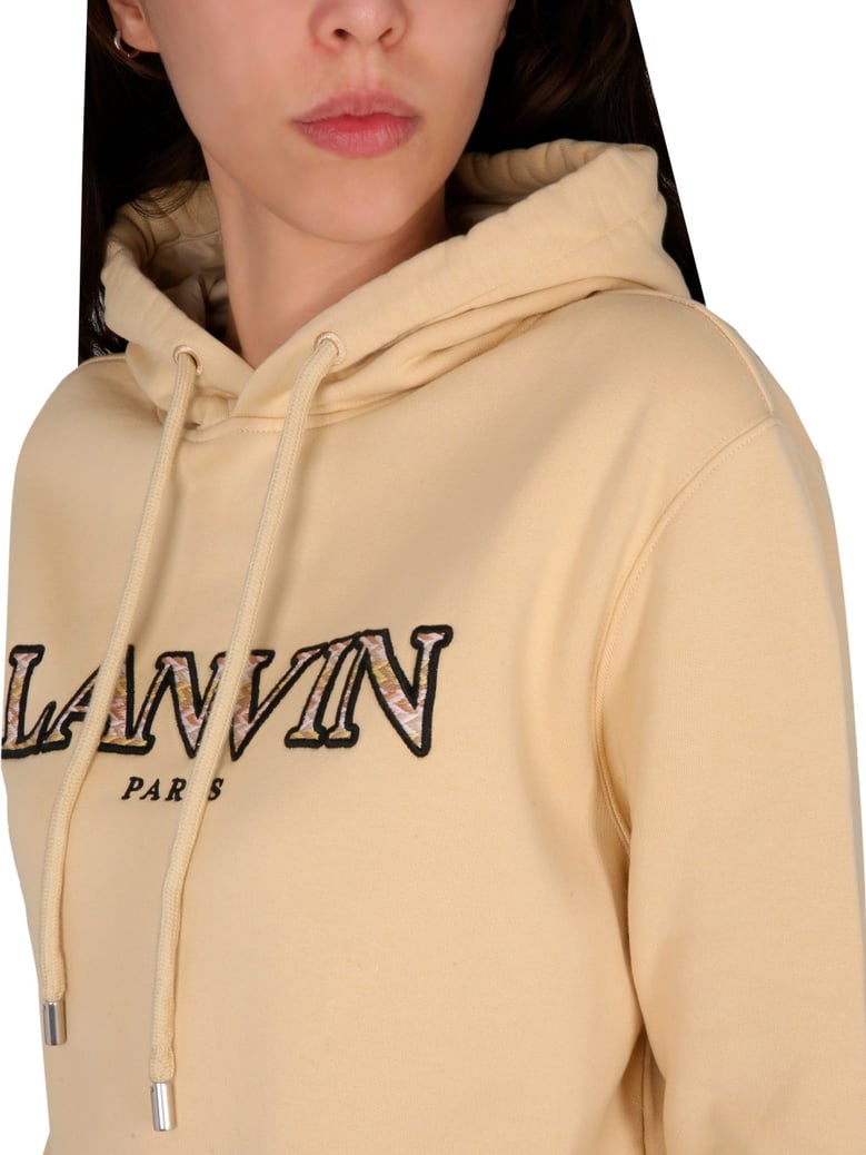 sweatshirt with logo embroidery by Selfnex