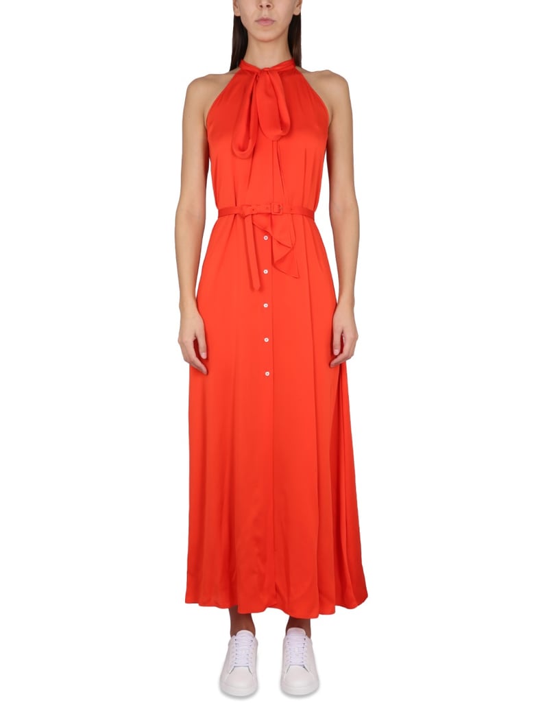 belted dress by Selfnex