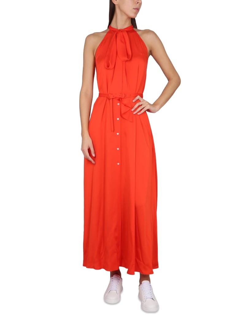 belted dress by Selfnex