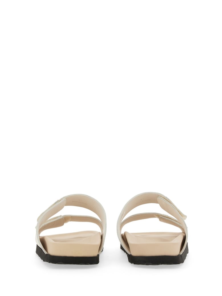 logo sandal with rubber sole by Selfnex