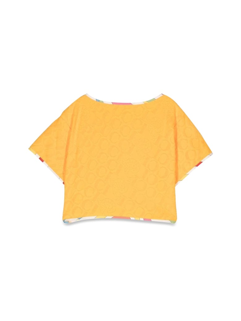 cropped t-shirt yellow by Selfnex