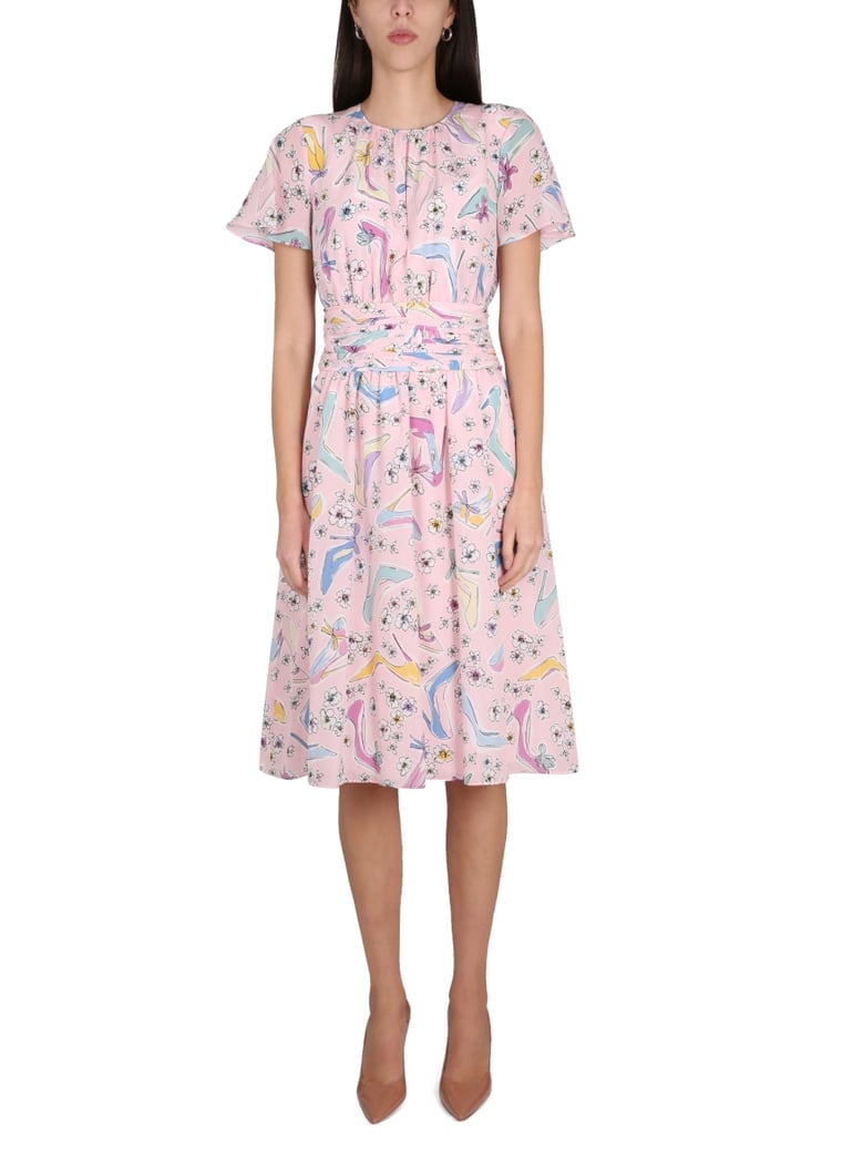heels and flowers dress by Selfnex