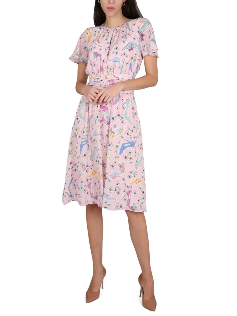 heels and flowers dress by Selfnex