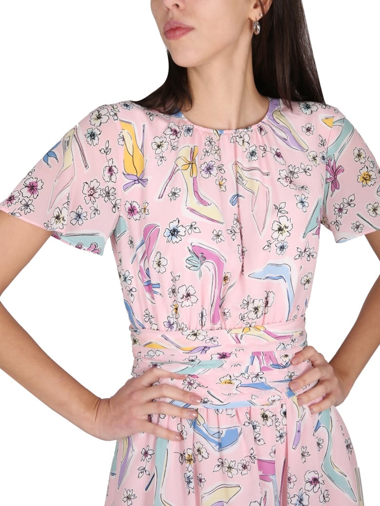 heels and flowers dress by Selfnex