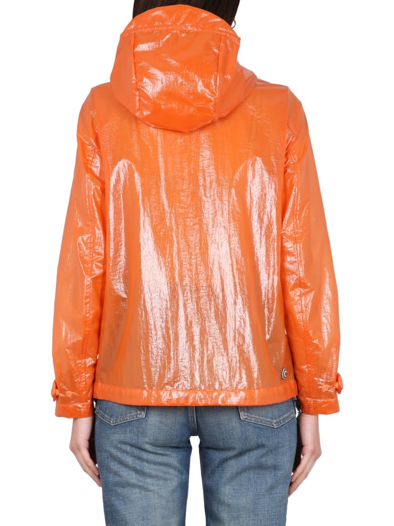 waxed jacket with hood by Selfnex