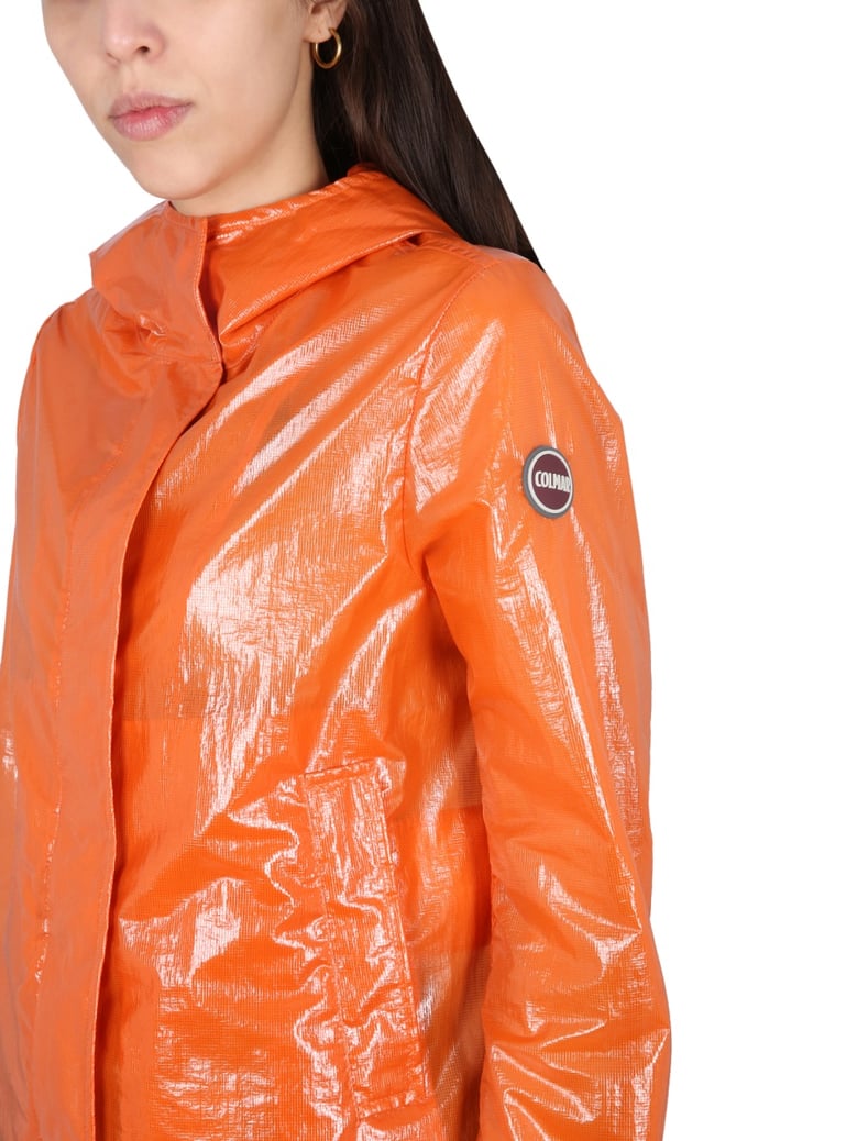 waxed jacket with hood by Selfnex