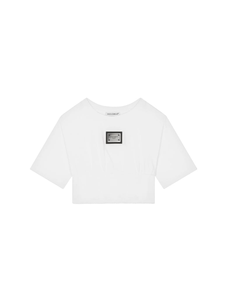 t-shirt logo plate white by Selfnex