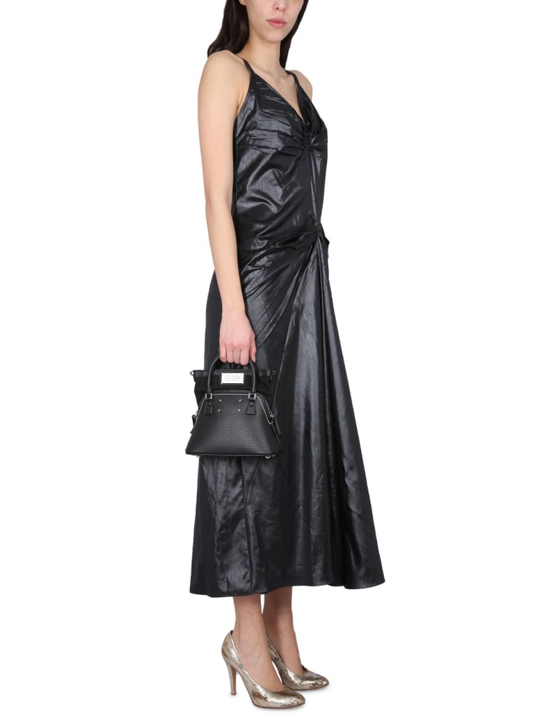 moiré polyester dress by Selfnex
